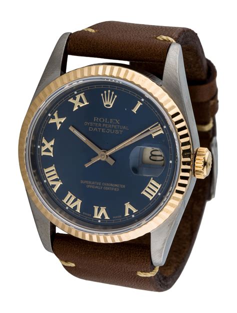 blue rolex oyster perpetual crocodile strap|rolex oyster perpetual date strap.